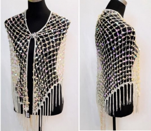 Beaded Shawl 3404-D